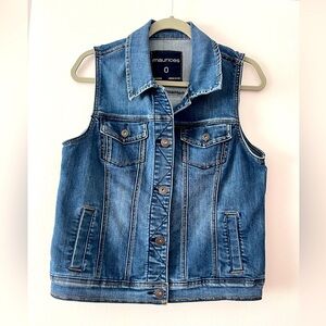 Maurices Women’s Denim Jean Vest Size 0